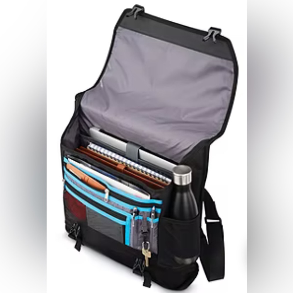 Samsonite Carrier Messenger Business Bag Black L - Picture 2 of 6